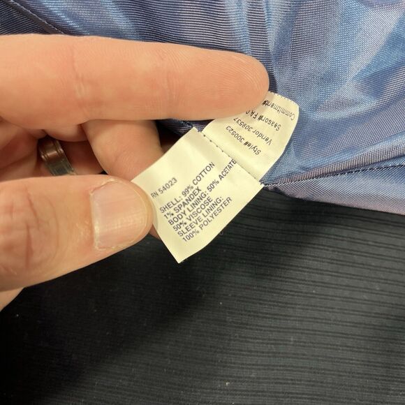 GAP BLAZER MENS 42R BLUE SUIT JACKET NWT NEW TWO BUTTON COTTON SPANDEX SUIT TOP - Picture 13 of 13